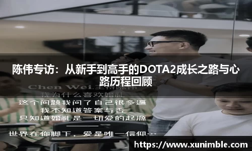 陈伟专访：从新手到高手的DOTA2成长之路与心路历程回顾